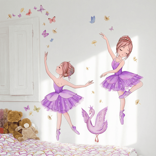 Stickers Muraux Danseuse Classique Chambre Fille