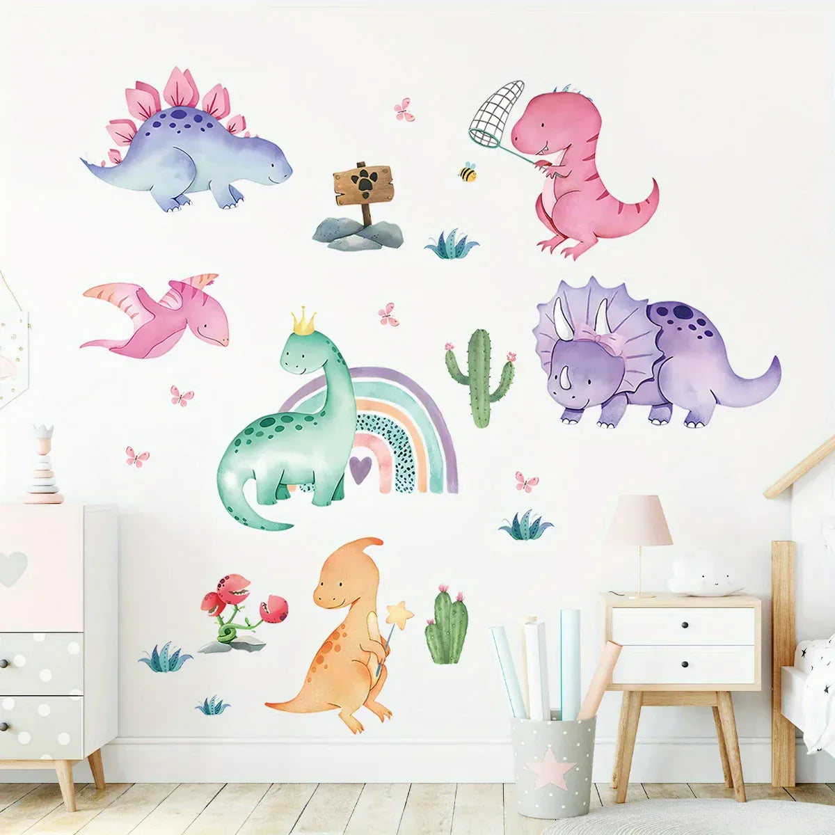 Stickers Muraux Dinosaure Chambre Bébé