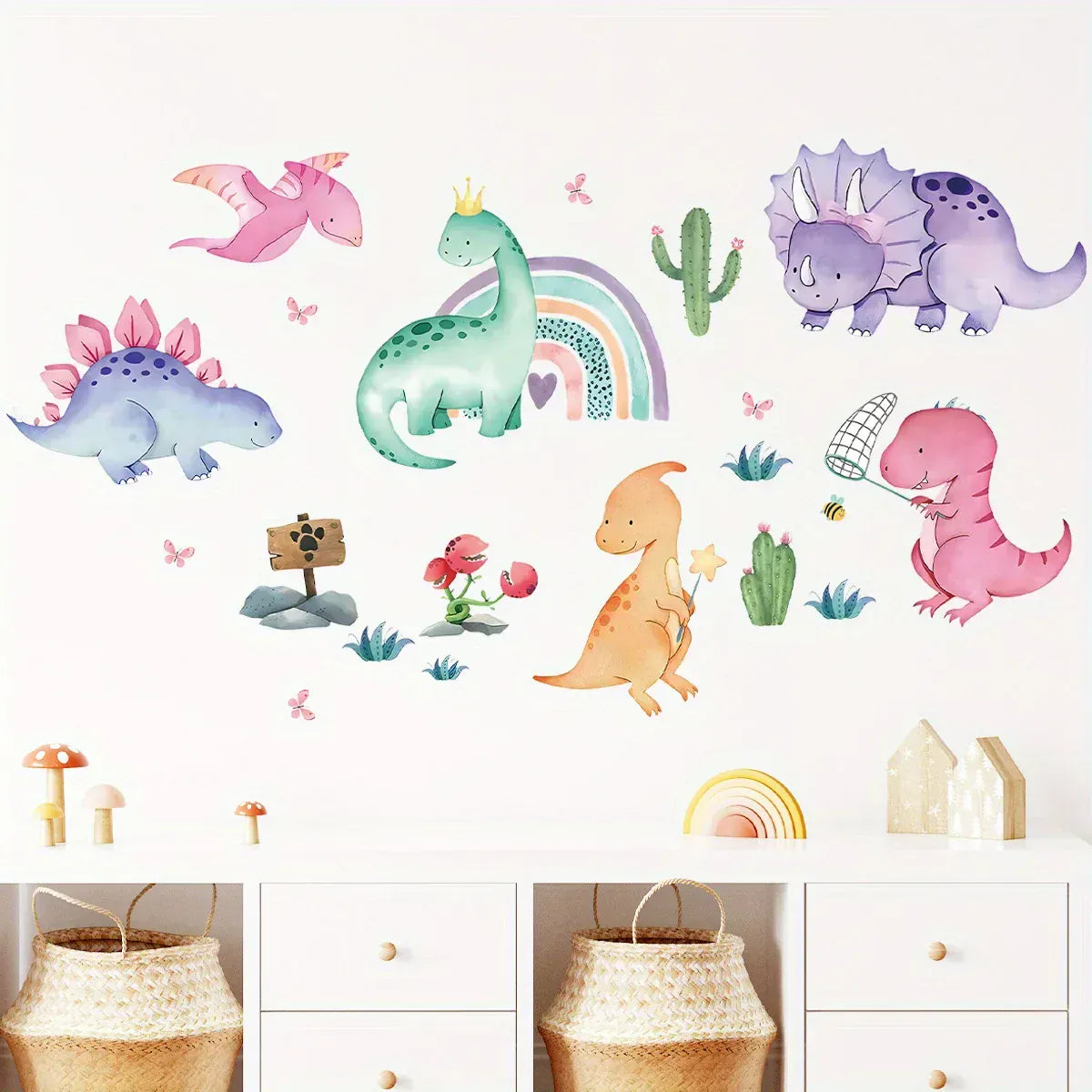 Stickers Muraux Dinosaure Chambre Bébé