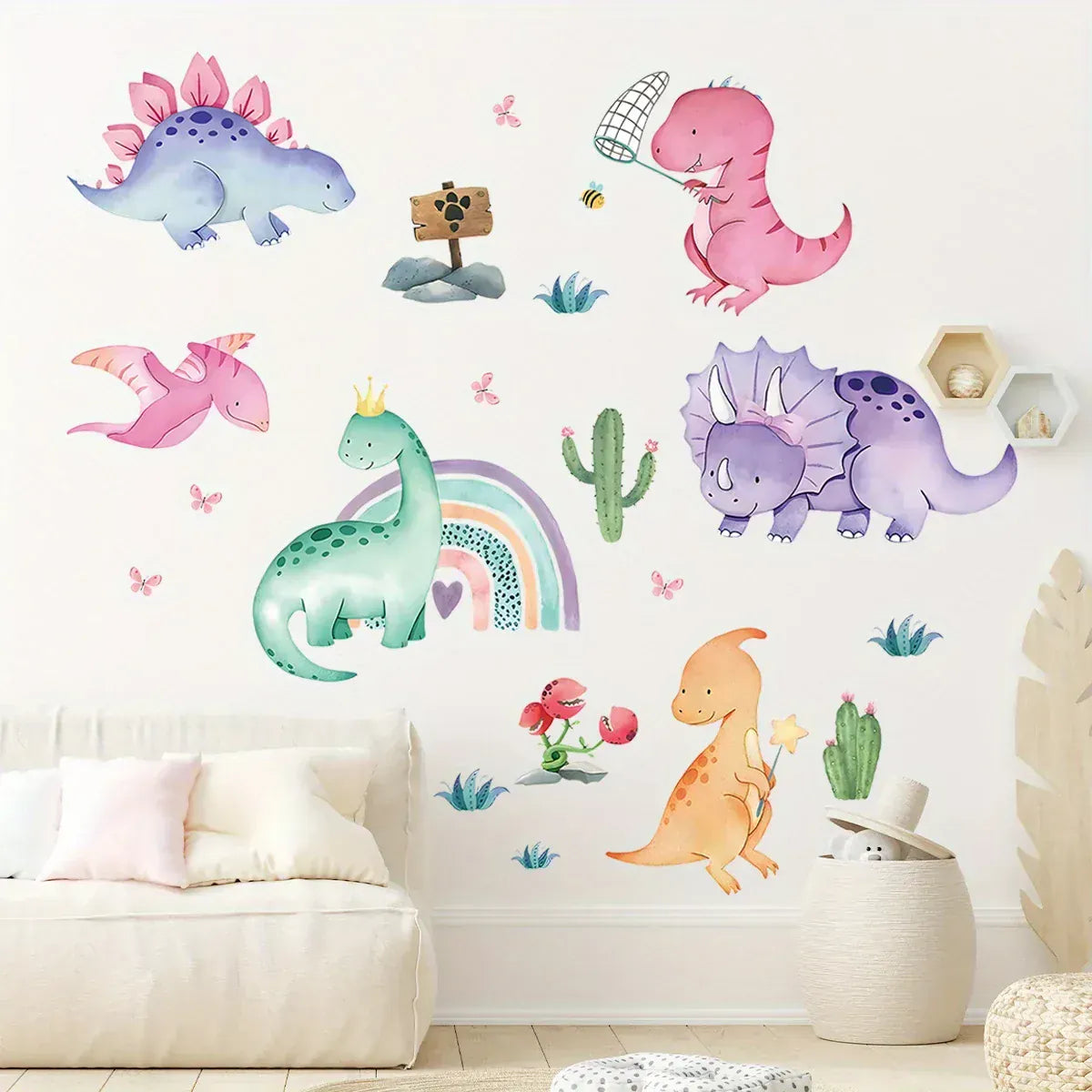 Stickers Muraux Dinosaure Chambre Bébé