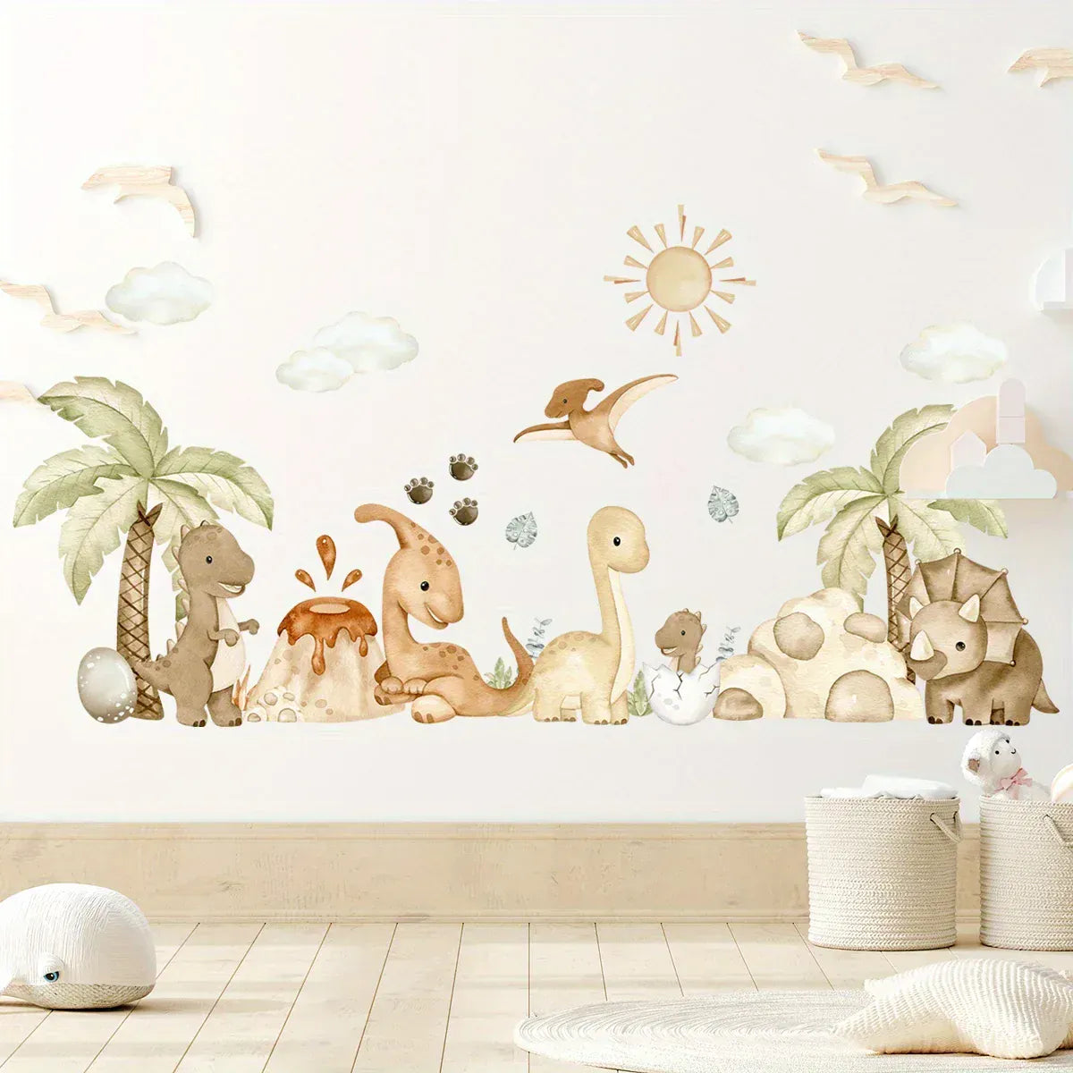 Stickers Muraux Dinosaure Chambre Garçon