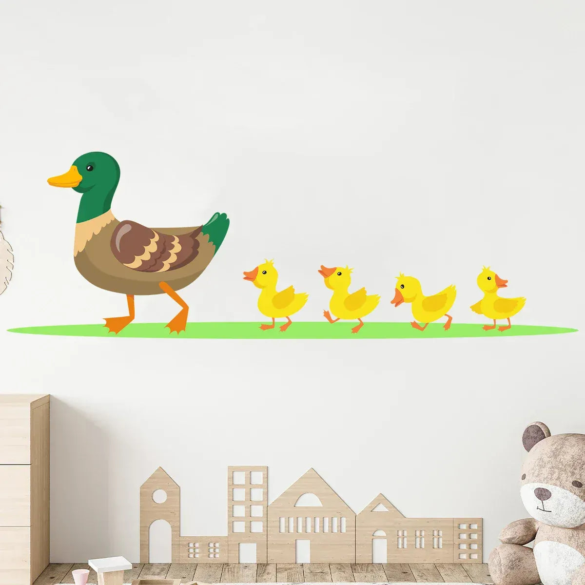 Stickers Muraux Famille Canard