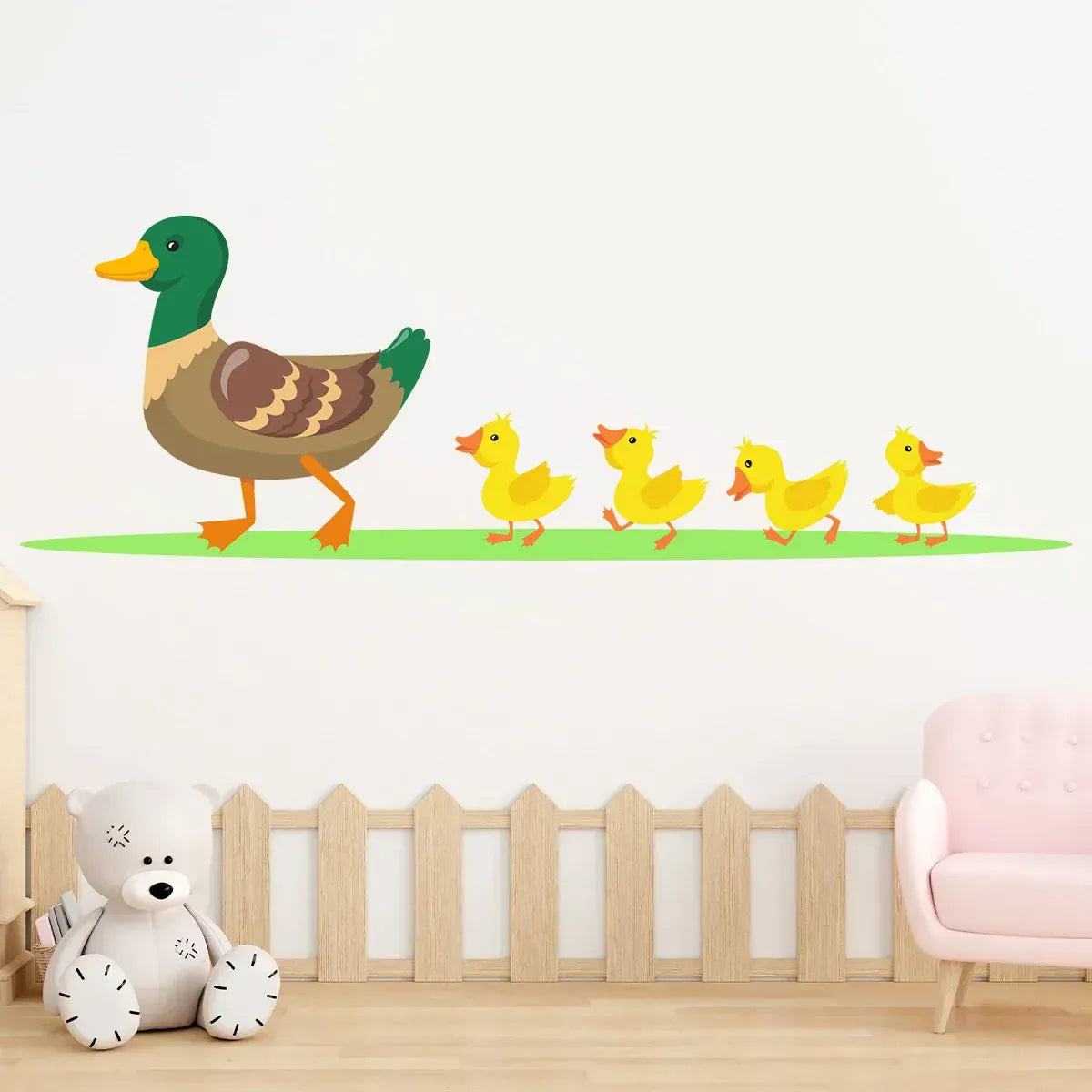 Stickers Muraux Famille Canard
