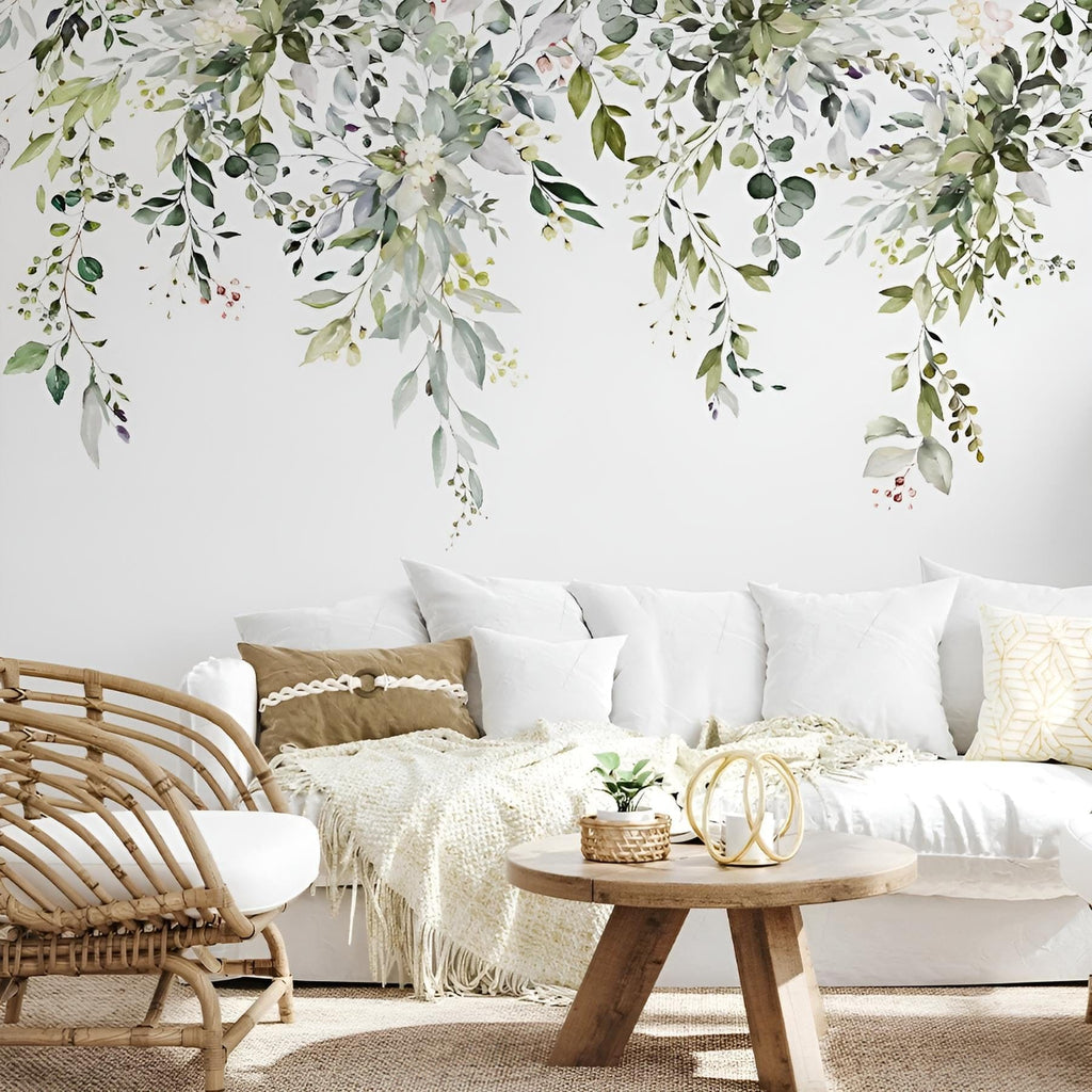 Stickers Muraux Feuillage Suspendu Décoratif