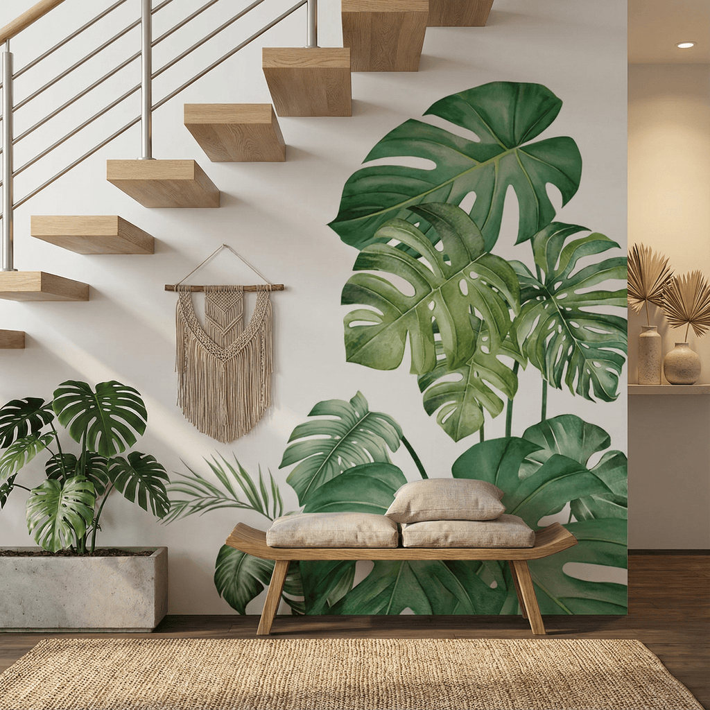 Stickers Muraux Feuillage Tropicale
