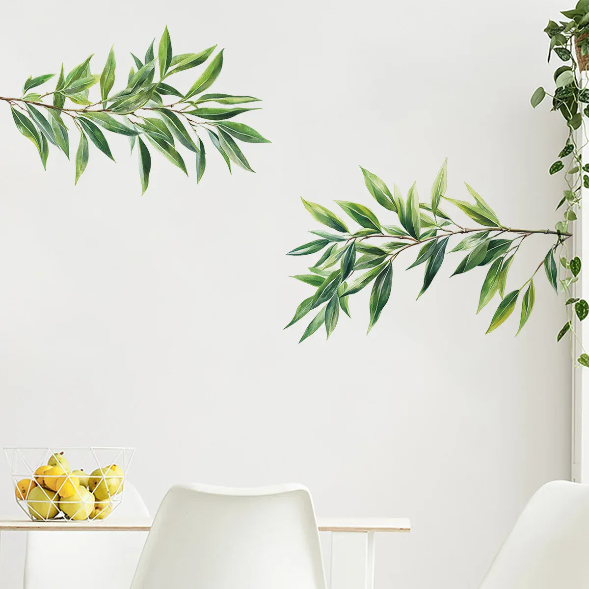 Stickers Muraux Feuilles de Bambou