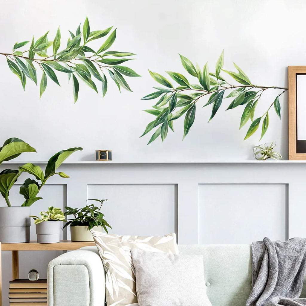 Stickers Muraux Feuilles de Bambou