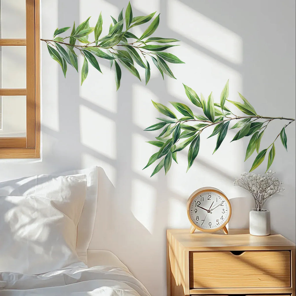 Stickers Muraux Feuilles de Bambou