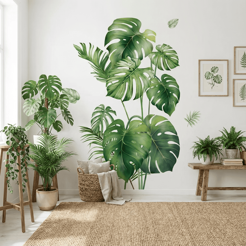 Stickers Muraux Feuilles Tropicales Jungle