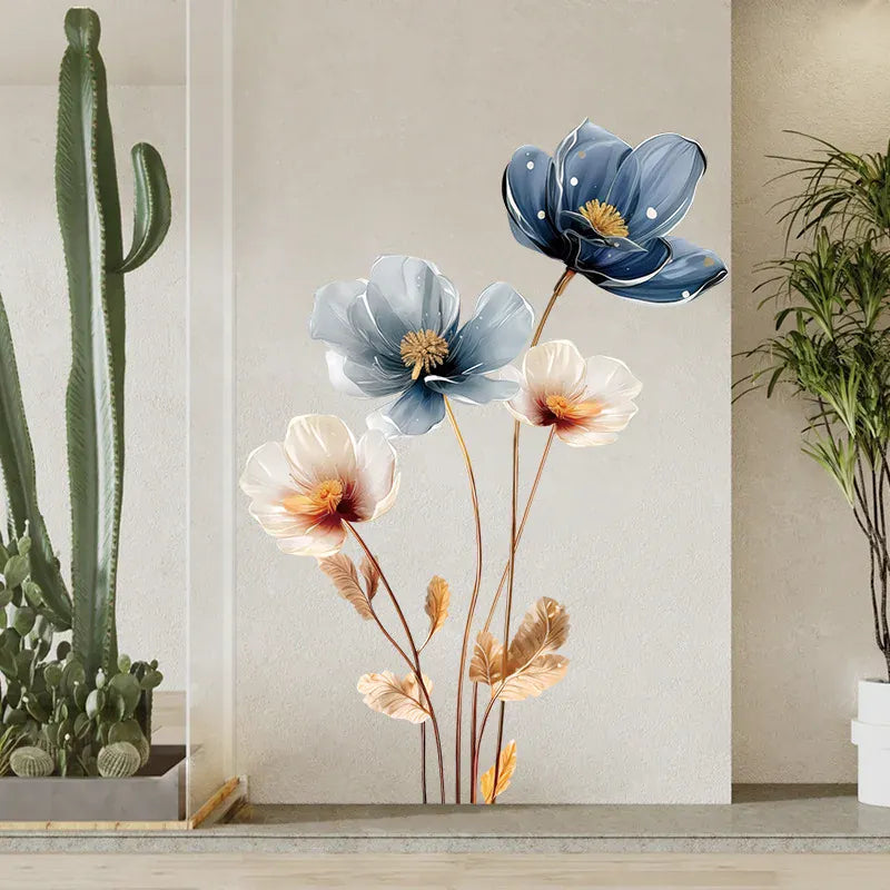 Stickers Muraux Fleurs Modernes Anémones