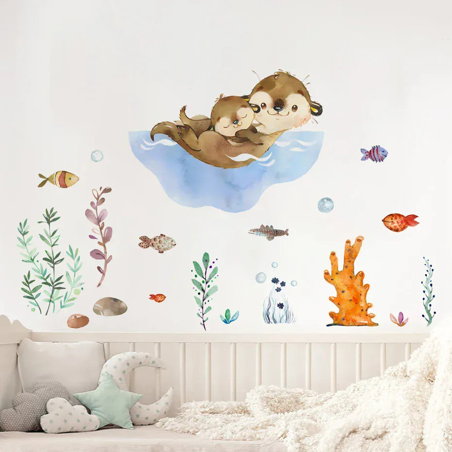 Stickers Muraux Loutre Chambre Enfant