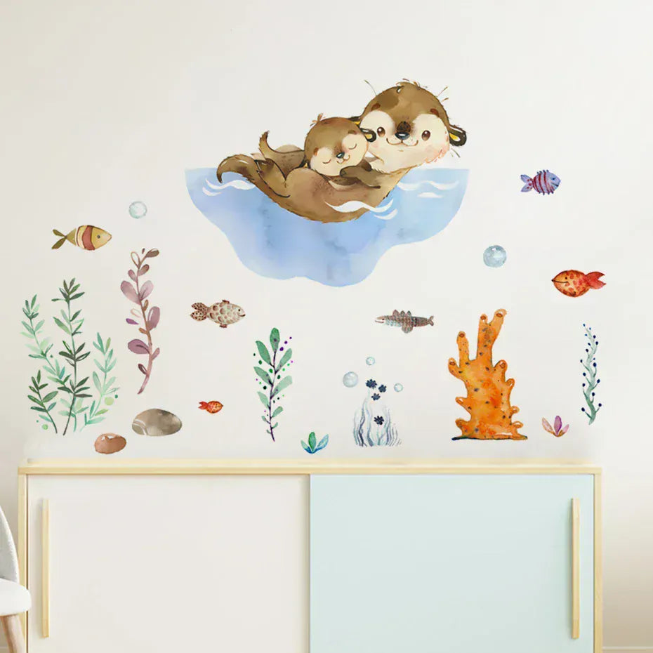 Stickers Muraux Loutre Chambre Enfant