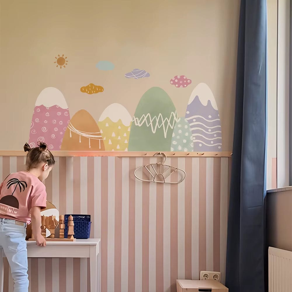 Stickers Muraux Montagne Chambre Bébé