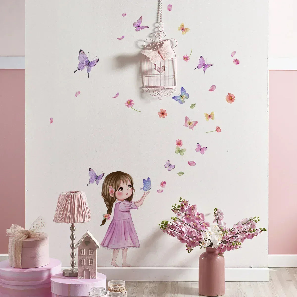 Stickers Muraux Papillons Chambre Fille
