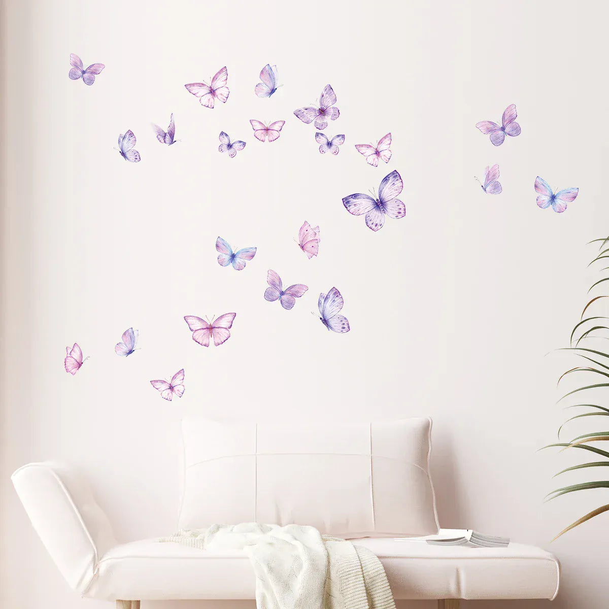 Stickers Muraux Papillons Violet