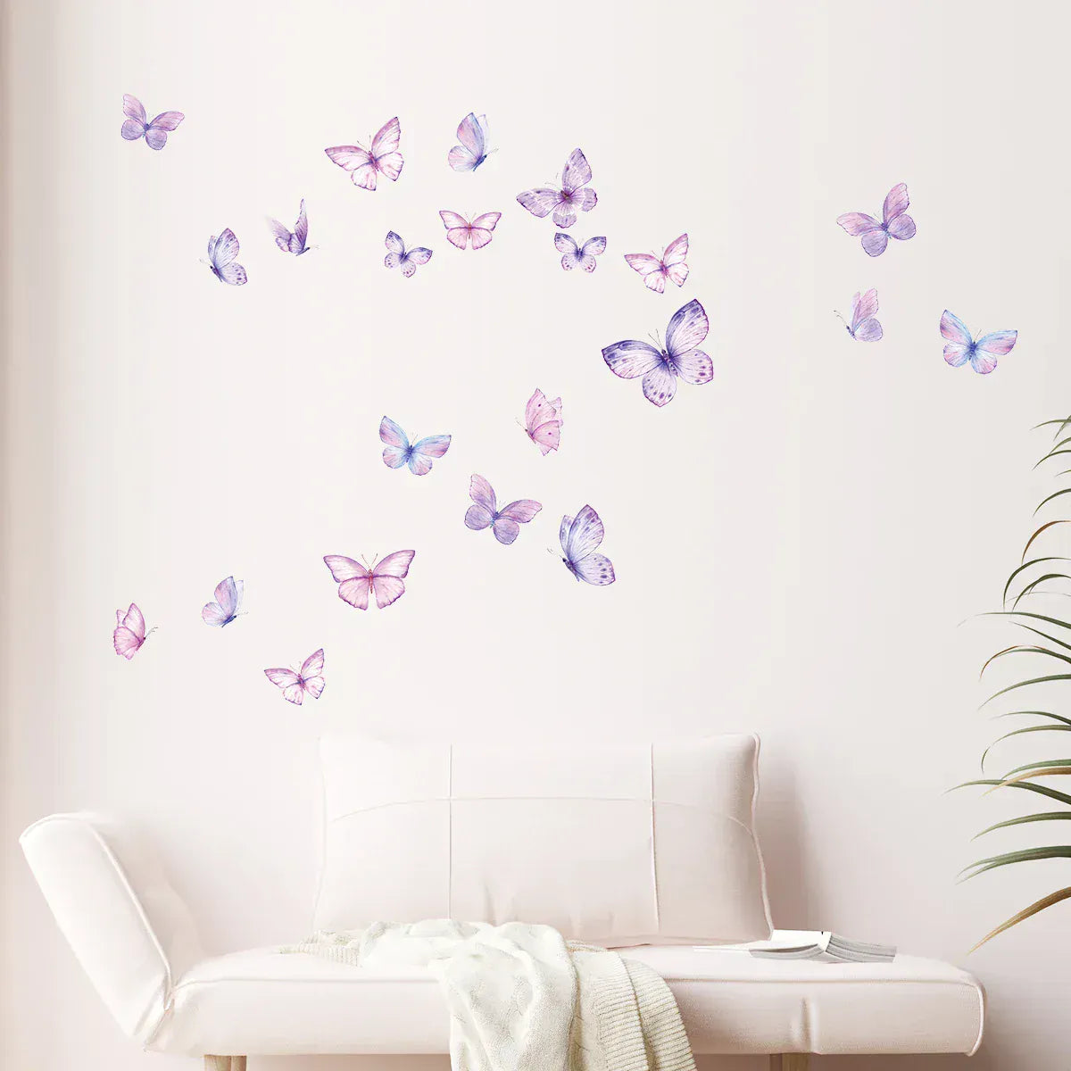 Stickers Muraux Papillons Violet