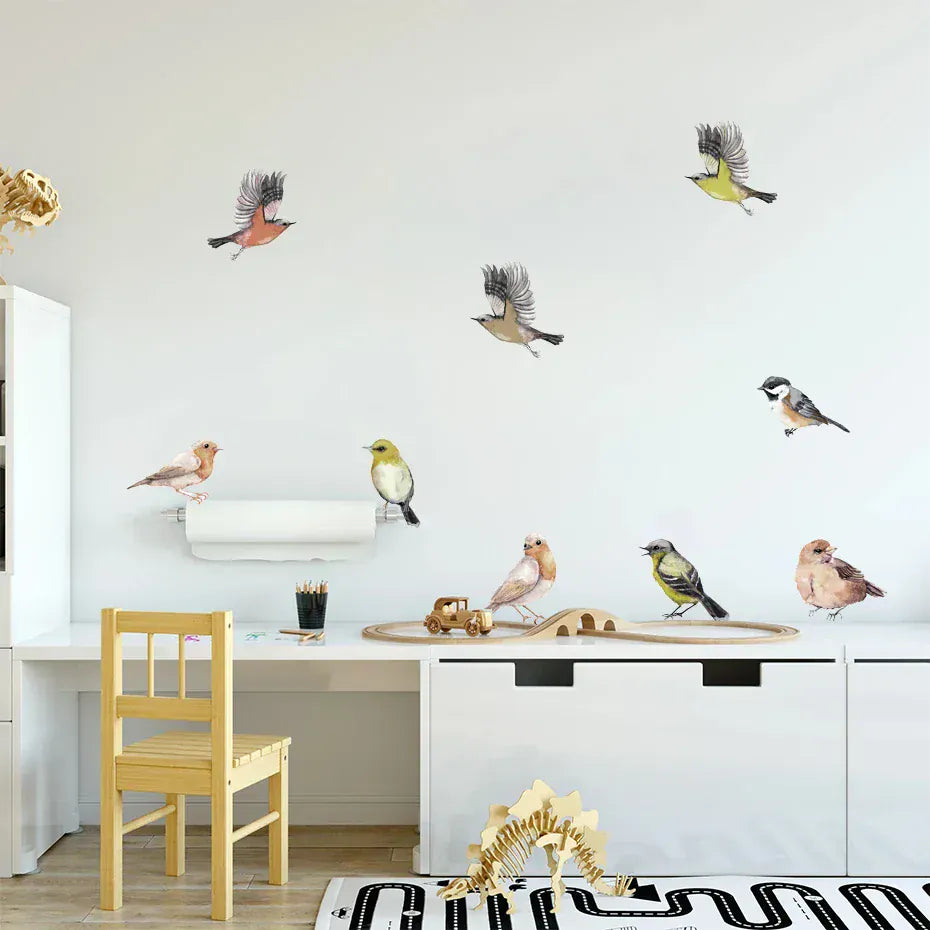 Stickers Muraux Petits Oiseaux