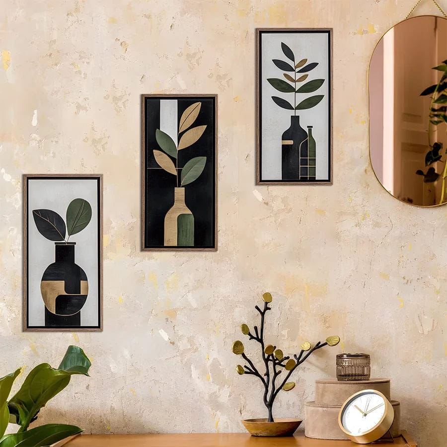 Stickers Muraux Plantes Tableaux Minimalistes