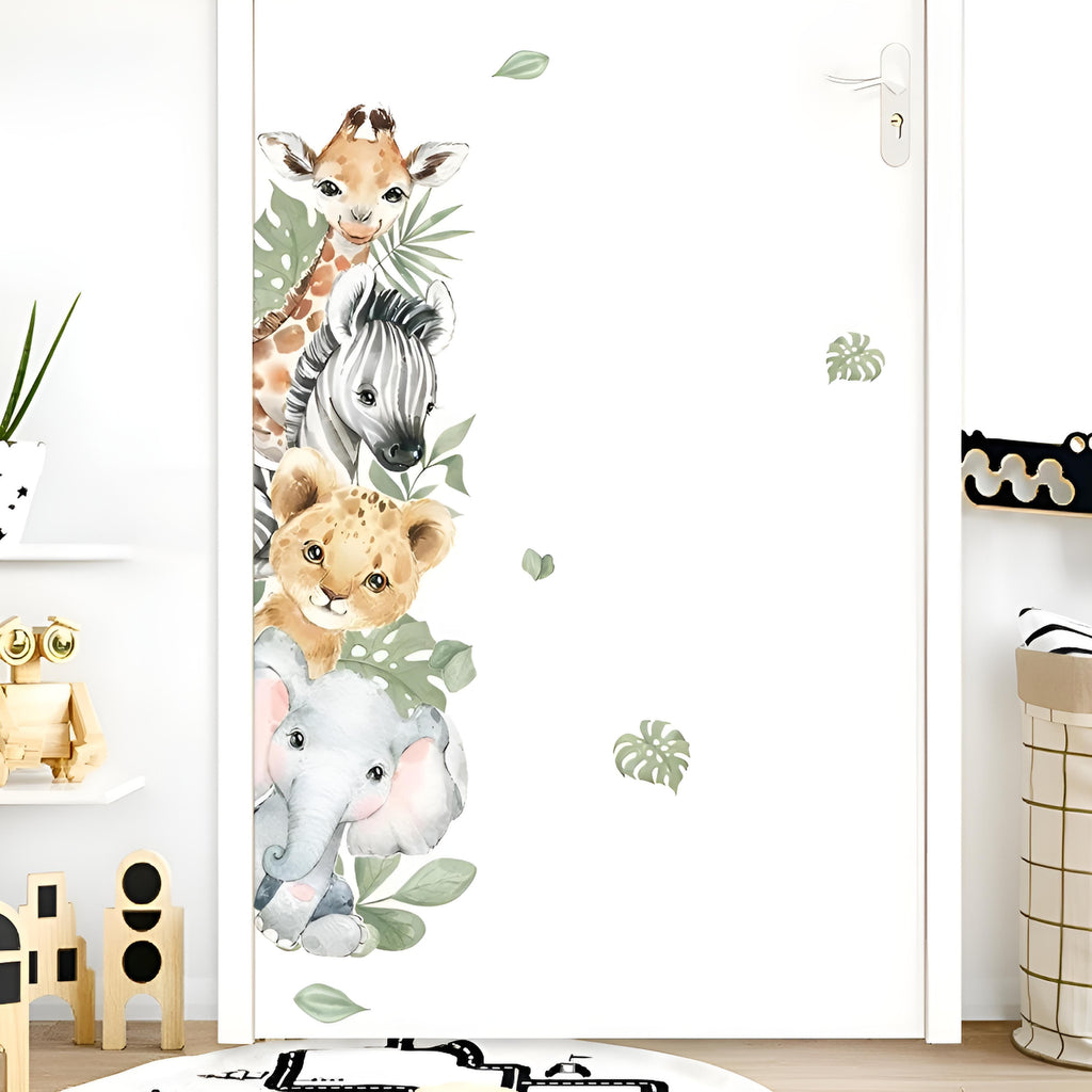 Pack Stickers Muraux Jungle & Safari – Chambre Enfant