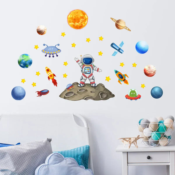 Stickers Muraux Thème Espace Chambre Enfant